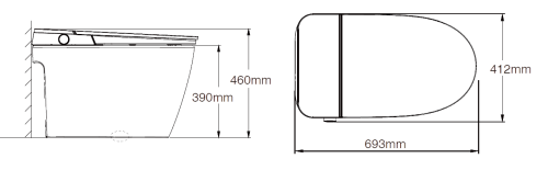 Умный унитаз P7341 фото 2