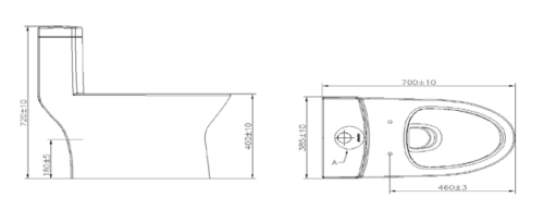 Напольный унитаз моноблок 11213 фото 4
