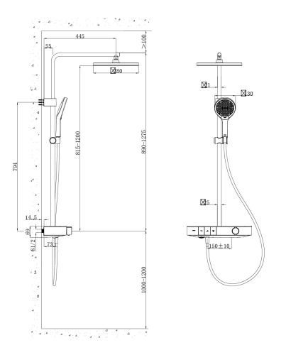 Душевая система 26178 фото 2