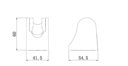 Держатель для ручного душа, настенный Q19 фото 8